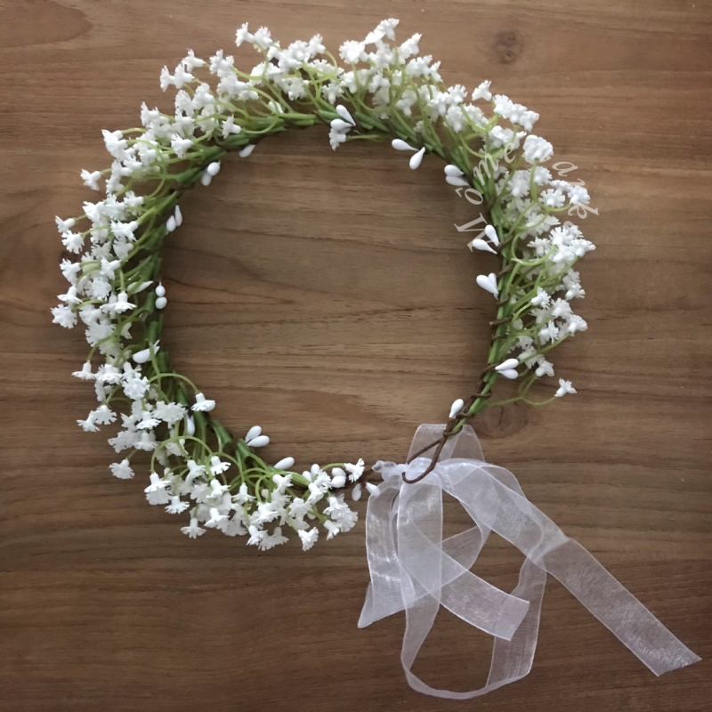 Couronne De Fleurs Mariage – 2 Pièces Réglables – Roses Artificielles Et Perles – Pour Mariée, Demoiselle D’Honneur, Fête