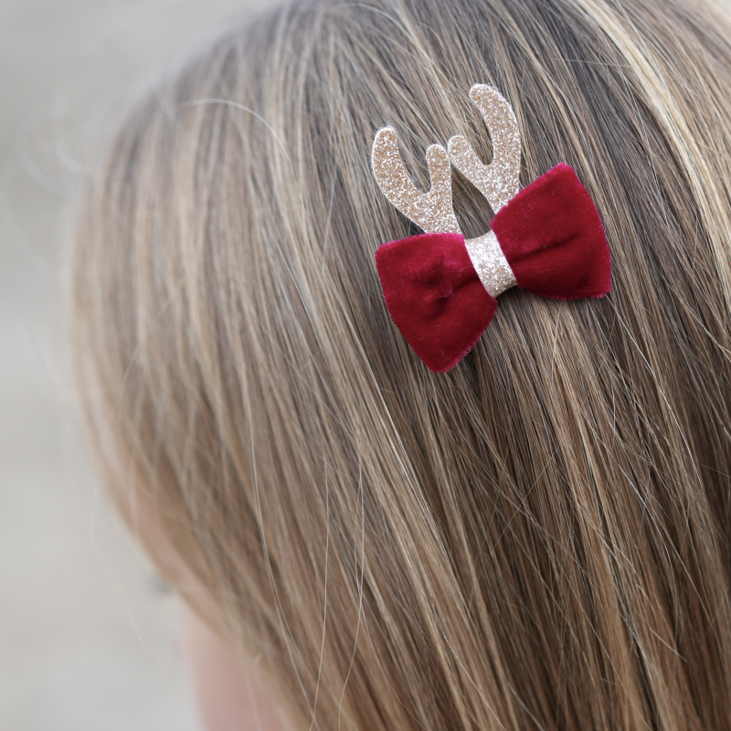 Accessoires noël petit renne pour fille