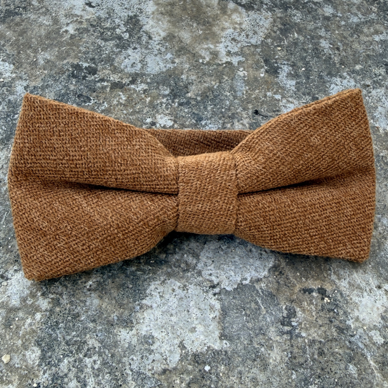 Noeud papillon marron bronze