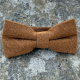 Noeud papillon marron bronze