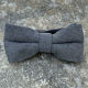 Noeud papillon couleur gris foncé