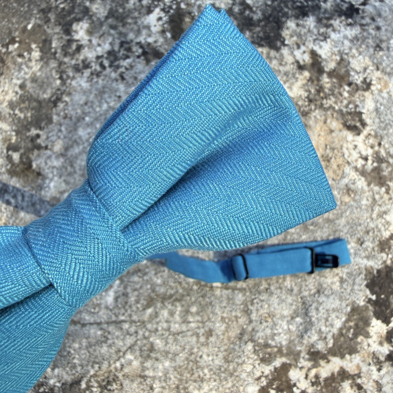 Noeud papillon couleur turquoise