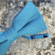Noeud papillon couleur turquoise