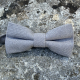 Noeud papillon couleur gris clair