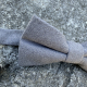 Noeud papillon couleur gris clair