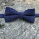 Noeud papillon couleur bleu nuit