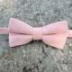 Noeud papillon rose poudré pour mariage tenue garçon enfant