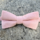 Noeud papillon rose poudré enfant