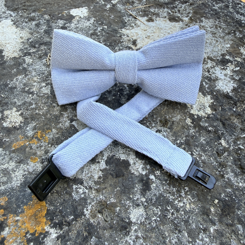 Nœud papillon enfant couleur bleu ciel, accessoire élégant pour tenue de mariage garçon