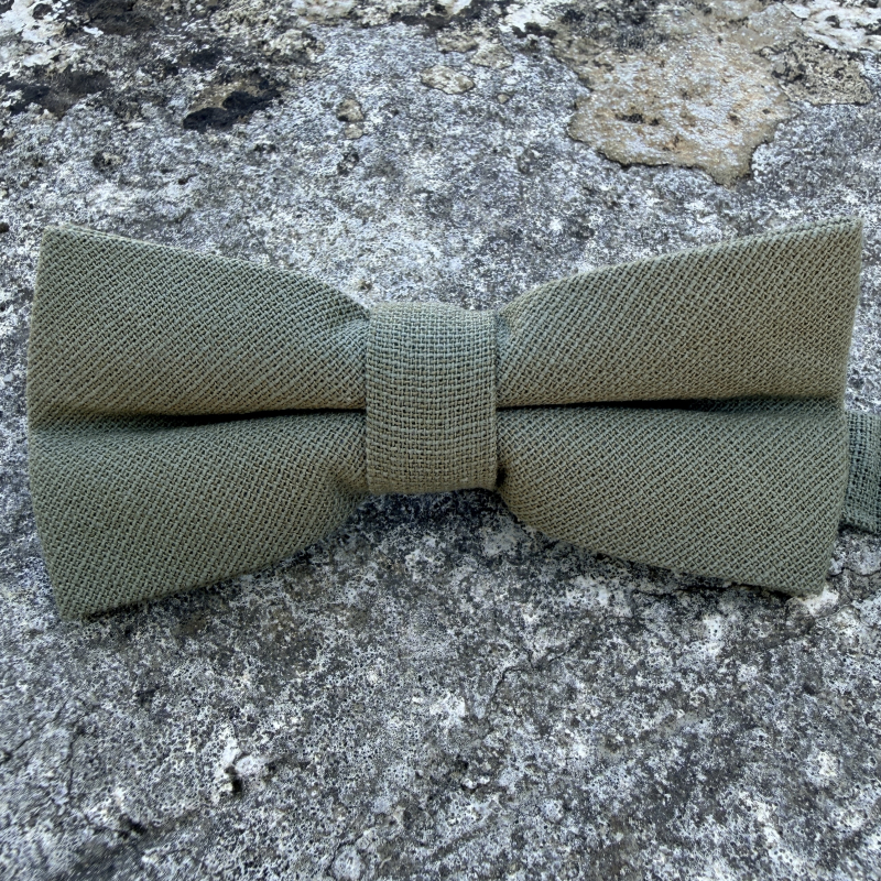 Noeud papillon couleur vert olive