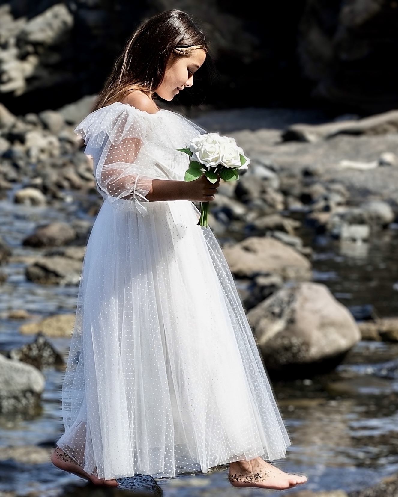 Robe baptême fille