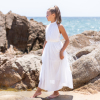 Robe longue Ava Blanche