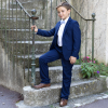 Veste de costume bleu
