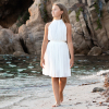 Robe courte en mousseline Lana