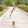 Robe longue en dentelle Manelle