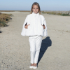 Cape courte en fausse fourrure