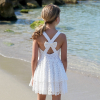 Robe courte en dentelle Alba